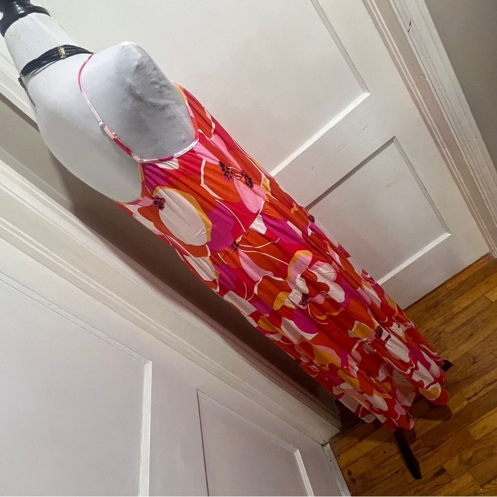 Vibrant Floral Maxi Dress - Picture 3 of 11